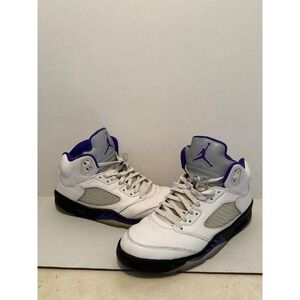 Air Jordan 5 Retro Concord White Purple Black DD0587-141 Mens Size 13